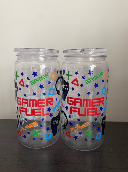 Gamer Fuel Acrylic Tumbler