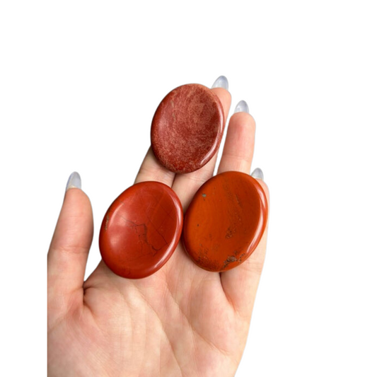 Red Jasper Palm Stone